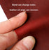 Leather Ponytail Holder, Handmade Leather Hair Ties, Braid Holder, Long Hair Accessories, Crazy Horse Leather (1pc)