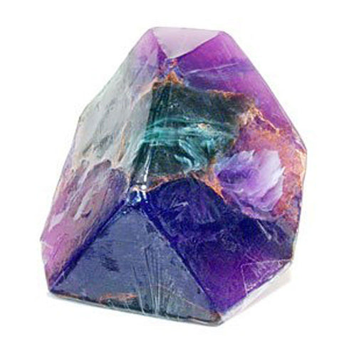 TS Pink Azurite Malachite Soap, 6 oz, Fragrance-Free, Soap that Looks Like a Rock, Gemstone