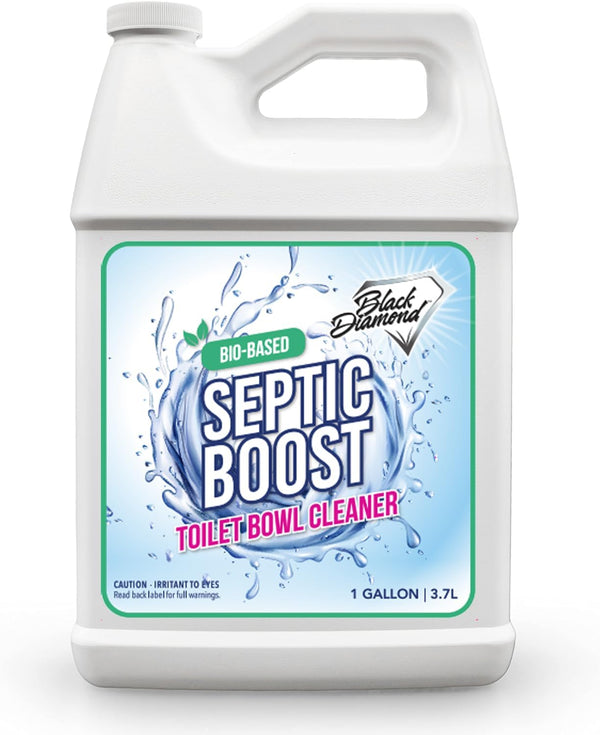 Septic Boost 128 FL OZ Acid-Free Toilet Bowl Cleaner with Enzymes for Effective Cleaning & Deodorizing