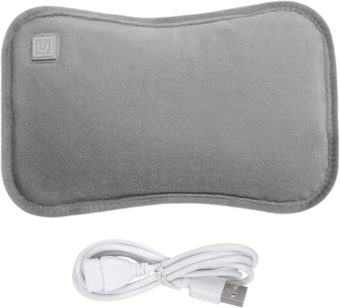 Nirelief Electric Hot Water Bottle with Flannel Cover 3 Heat Settings Foldable USB