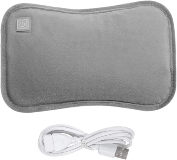 Nirelief Electric Hot Water Bottle with Flannel Cover 3 Heat Settings Foldable USB