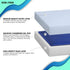 NYOrtho Gel Cushion for Wheelchair, Cooling Gel Pad for Sitting, Non-Slip Cover, Water-Resistant