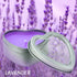 DEYBBY Large Heart Shaped Scented Tea Lights Candles, Smokeless Soywax —6 Hours Long Burning Lavender Purple Aromatherapy Candles for Relaxation, Spa and Bath (Pack of 6) by DEYBBY