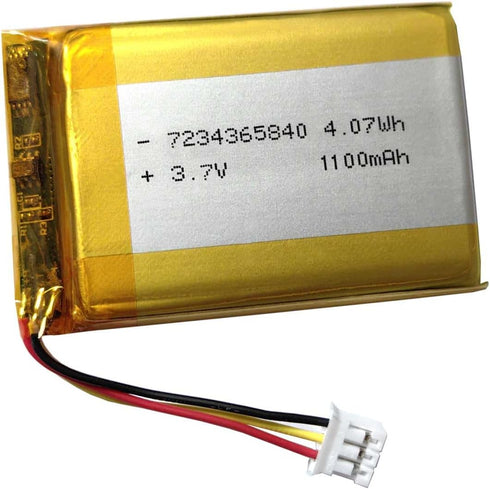 AOLIKES 1100mAh 3.7V Rechargeable Lipo Battery for Logitech G Astro A30, A50, A20 Wireless Headset Replacement