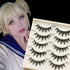 Okdeals 5 Pairs Japanese Style Makeup Eyelashes - 3D Little Devil Spiky Eyelash Manga Lashes