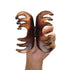 Youxuan 4 Inch Hair Claw for Women, Pretty Clip for Thick Hair, Coffee