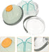 HONITANO Weekly Portable Pill Organizer with Sealing Lid, Small Light Green Plastic Multi-Grid Case for Travel