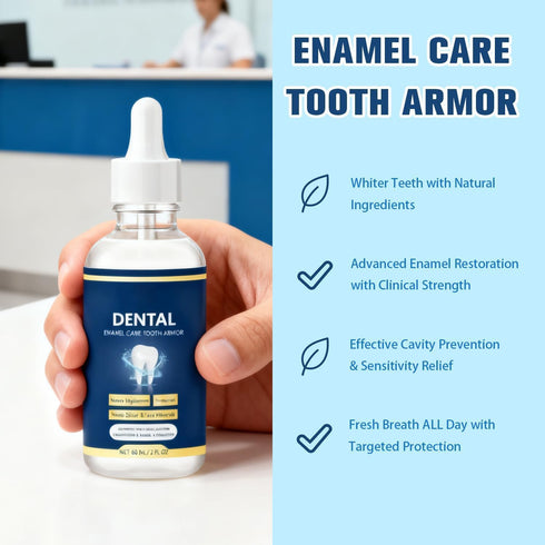 Healing,60ml (2 Pack) Dental Enamel Care Tooth Armor,Tooth Armor Liquid with Nano Hydroxyapatite Complex,Enamel