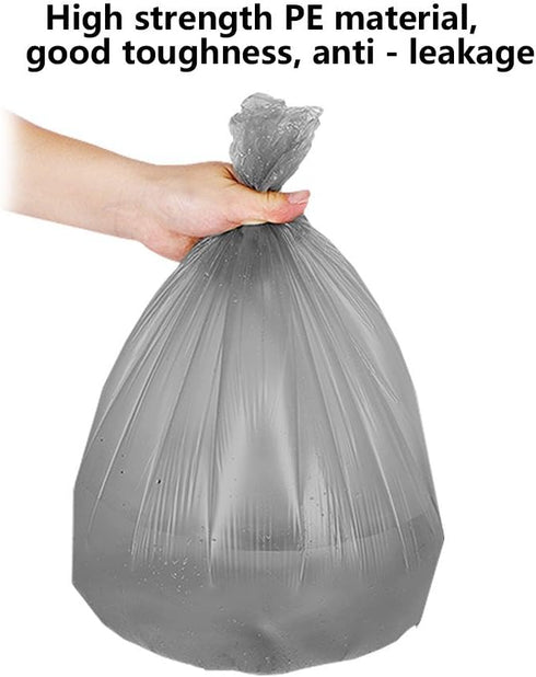 5 Rolls Small Trash Garbage Bags, 4 Gallon, 100 Counts, Durable Plastic Trash Bags for Office Home Bedroom