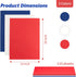 Simetufy Red White and Blue Tissue Paper, 115 Sheets 14 x 20 Inches for Patriotic Gift Wrapping