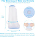 Non-Slip Cast Covers for Shower Leg Adult Short Leg Cast Bag Keep Bandage Dry Reusable Shower Boots for Foot, Knee