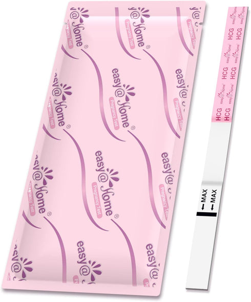 Easy@Home Pregnancy Test Strips Kit: 10 Pack hCG Test Strips for Early Detection Home Pregnancy