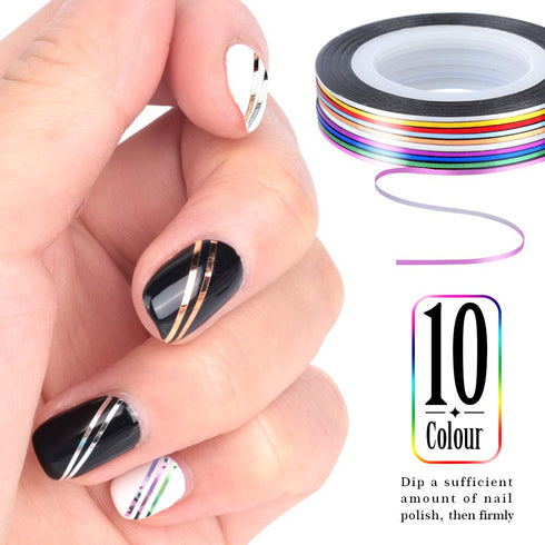 Teenitor Nail Art Brushes, 3D Nail Art Painting Kit with 15 Gel Brushes, 5pcs Dotting Pen, 12 Colors Rhinestones