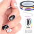 Teenitor Nail Art Brushes, 3D Nail Art Painting Kit with 15 Gel Brushes, 5pcs Dotting Pen, 12 Colors Rhinestones