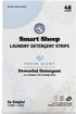 Smart Sheep Laundry Strips, 48 Loads, Sensitive Skin, Eco Friendly, Perfect for Home, Travel, Fresh Scent