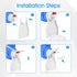 SSFINISH 2 Pack Leaks,Nozzle Laundry Detergent Dispenser Cup Holders,Laundry Detergent Drip Collector and Drip Tray,No
