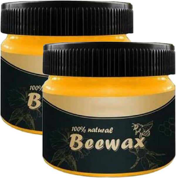 WenFeng Wood Seasoning Beeswax,Beeswax Furniture Polish,Natural Traditional Beeswax Polish Wood Furniture Cleaner for