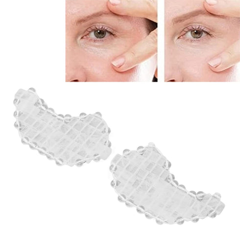 Jade Eye Mask, Moon Shape Jadestone Eye Pads for Cooling Facial Treatment, Travel and Vacation