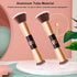 Face Foundation Brush, 2in1 Double Ended Makeup Brushes for Blush, Loose Powder, Liquid, and Cream Cosmetics