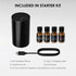 Waterless Essential Oil Diffuser Starter Kit, Battery Operated Mini Scent Air Machine Portable Diffuser for Home Car