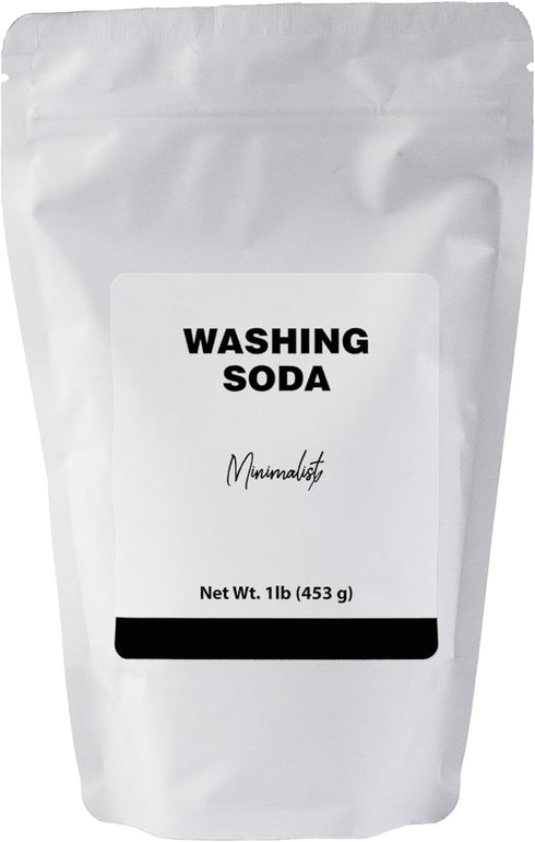 Minimalist Washing Soda, Ideal for Laundry and Household Cleaning, Packaged for Convenience