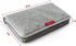 LeanTravel Pill Case Organizer for Travel with Passport Wallet, Grey, Extra Large for 7 to 28 Day Travel