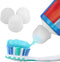 Chrome Cherry SqueezMe Self-Closing Toothpaste Caps, No Mess Dispenser, Easy Squeezer Cap, Pack of 3, Clear