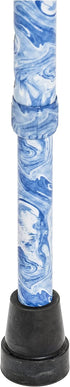 Drive Medical Adjustable Walking Cane, Mobility Aid with Foam Grip Offset Handle, Swirl