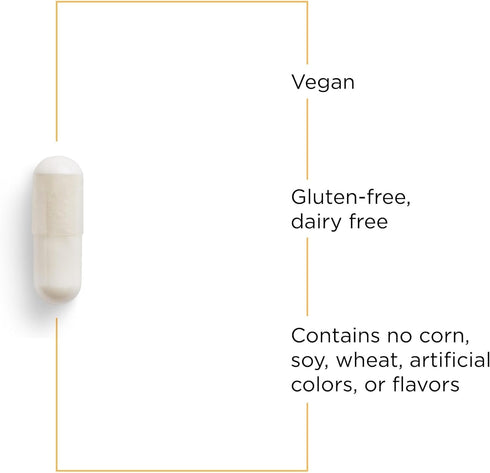 Integrative Therapeutics GABA Supplement, 750 mg, 60 Capsules, Gluten-Free, Dairy-Free & Vegan