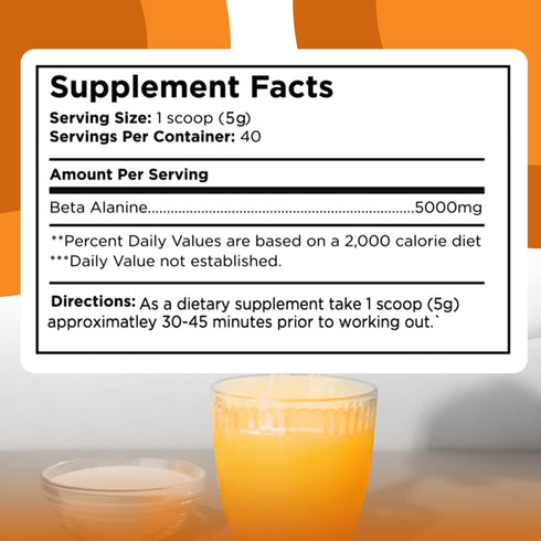 NutraForce 7.05 OZ Pharmaceutical Grade BETA Alanine