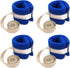 NEPPT 4 PCS Bed Restraints for Elderly Patients - Soft Padded Ankle and Wrist Limb Holders for Hospital Bed Safety