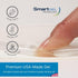 NatraCure 5-Toe Gel Lined Foot Moisturizing Socks - Aloe & Shea Infused Hydrating Socks for Dry Cracked Heels