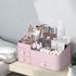 MIUOPUR Makeup Organizer for Vanity - Large Capacity Desk Organizer with Drawers for Cosmetics, Pink