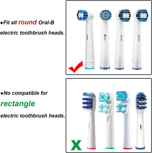 Toothbrush Cover for Oral-b Electric Toothbrush Replacement Heads, Travel Protection Cover for Home (3 PCS)