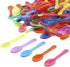 Gmark 100pc 3" Assorted Multi-Color Taster Plastic Mini Spoons, Ice Cream Dessert, 1 Box Set GM1002G