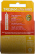 Trojan 3Ct Pack 1 Ultra Ribbed Lubricated Latex Condoms