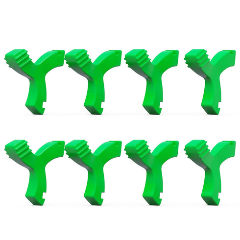 Chewies for Invisalign Aligner - DLENP 8 PCS Y-Shaped Chewies for Orthodontic Munchies (Green/Mint Flavor)