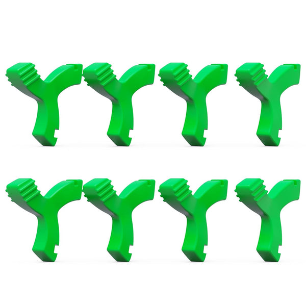 Chewies for Invisalign Aligner - DLENP 8 PCS Y-Shaped Chewies for Orthodontic Munchies (Green/Mint Flavor)