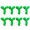 Chewies for Invisalign Aligner - DLENP 8 PCS Y-Shaped Chewies for Orthodontic Munchies (Green/Mint Flavor)