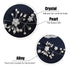 Unicra Flower Bride Wedding Hair Vine Crystal Bridal Headbands for Women and Girls Pearl Hair Accessories (Silver)
