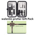 Nail Clipper Set Manicure Set Men Manicure Kit with Portable Travel Case Toe Finger Nail Clippers Personal Care Tools Kit Men Grooming Kit Gift for Husband Boyfriend Family(black white)