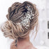 Unicra Silver Bride Wedding Hair Comb, Rhinestone Bridal Headpiece, Crystal Hair Accessories for Women and Girls