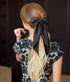SUSULU 6pcs Large Hair Bows, Vintage Hair Barrette Clips for Women and Girls (Black/White/Pink)