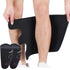 Calf Brace Shin 2 Pack - Compression Wrap Sleeve for Torn Calf Muscle Pain Relief, Adjustable Leg Support