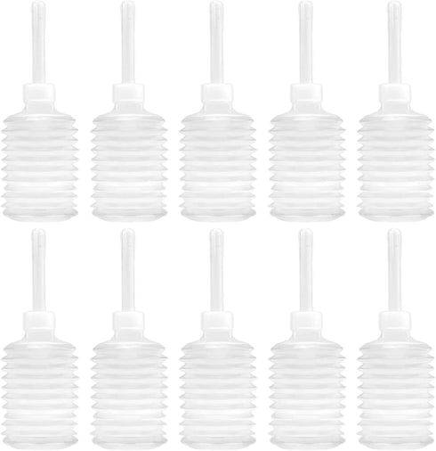 Wilafury 10Pcs Douche Bottles for Women, 200ml Disposable Vaginal & Anal Applicator, Eco-Friendly