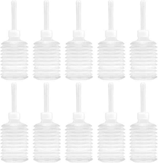 Wilafury 10Pcs Douche Bottles for Women, 200ml Disposable Vaginal & Anal Applicator, Eco-Friendly