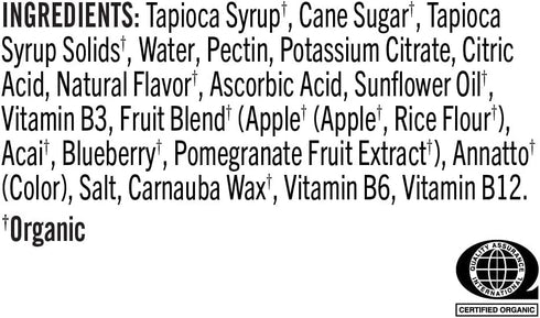 PROBAR - Bolt Organic Energy Chews, Orange, Non-GMO, Gluten-Free, Healthy Fast Fuel Gummies with Vitamins B & C, 2.1