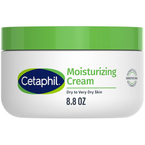 Cetaphil Face & Body Moisturizer (8.8 oz) - Hydrating Cream for Dry to Very Dry Sensitive Skin, Fragrance Free