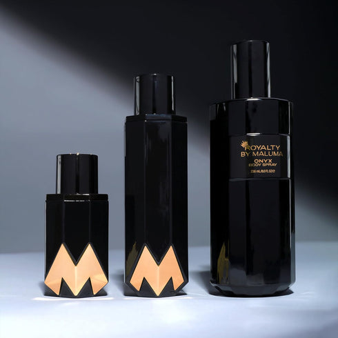 Onyx Body Spray - Luxurious Long-Lasting Perfume for Men - 8 oz - Fougere Amber Wood Fragrance