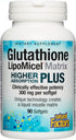 Natural Factors Glutathione LipoMicel Matrix, 300 mg, Offers Higher Absorption & Powerful Antioxidant Support, 90